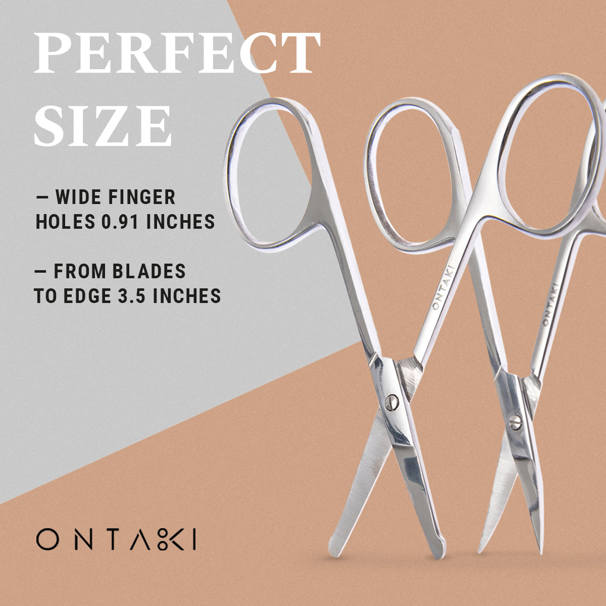 ONTAKI - The Best Hair, Beard, Mustache & Fabric Scissors