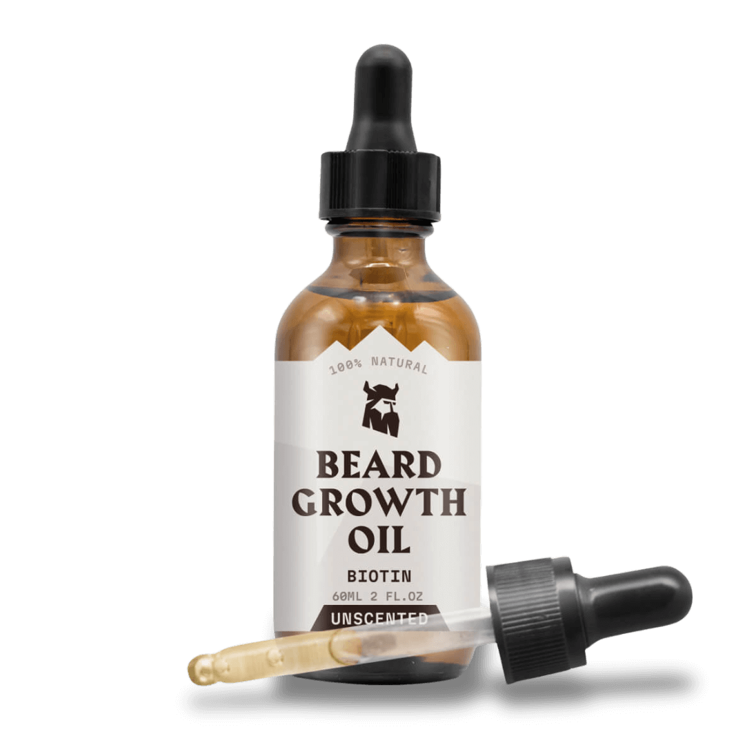 Beard Growth Oil Biotin for Men - Unscented
