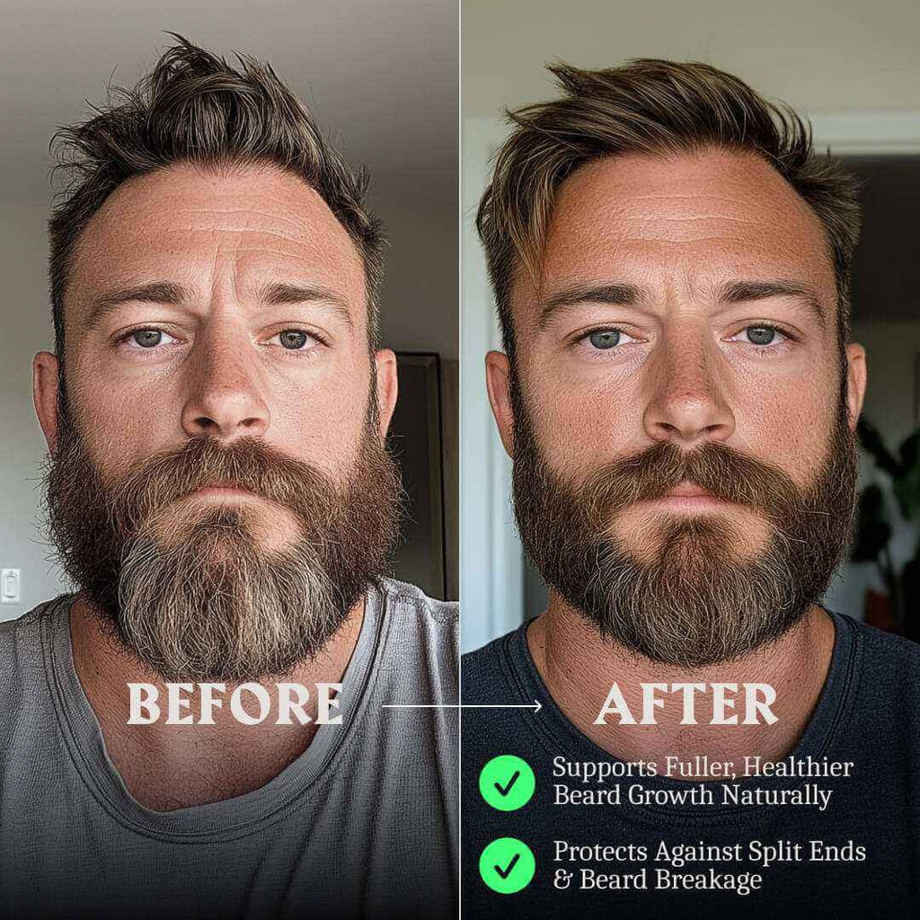 Beard Growth Oil Biotin for Men - Unscented