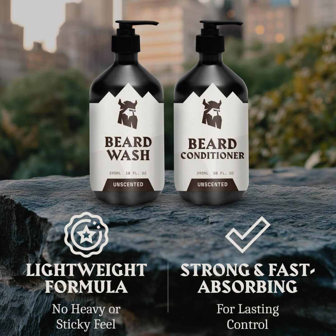 Beard Shampoo & Beard Conditioner - Unscented