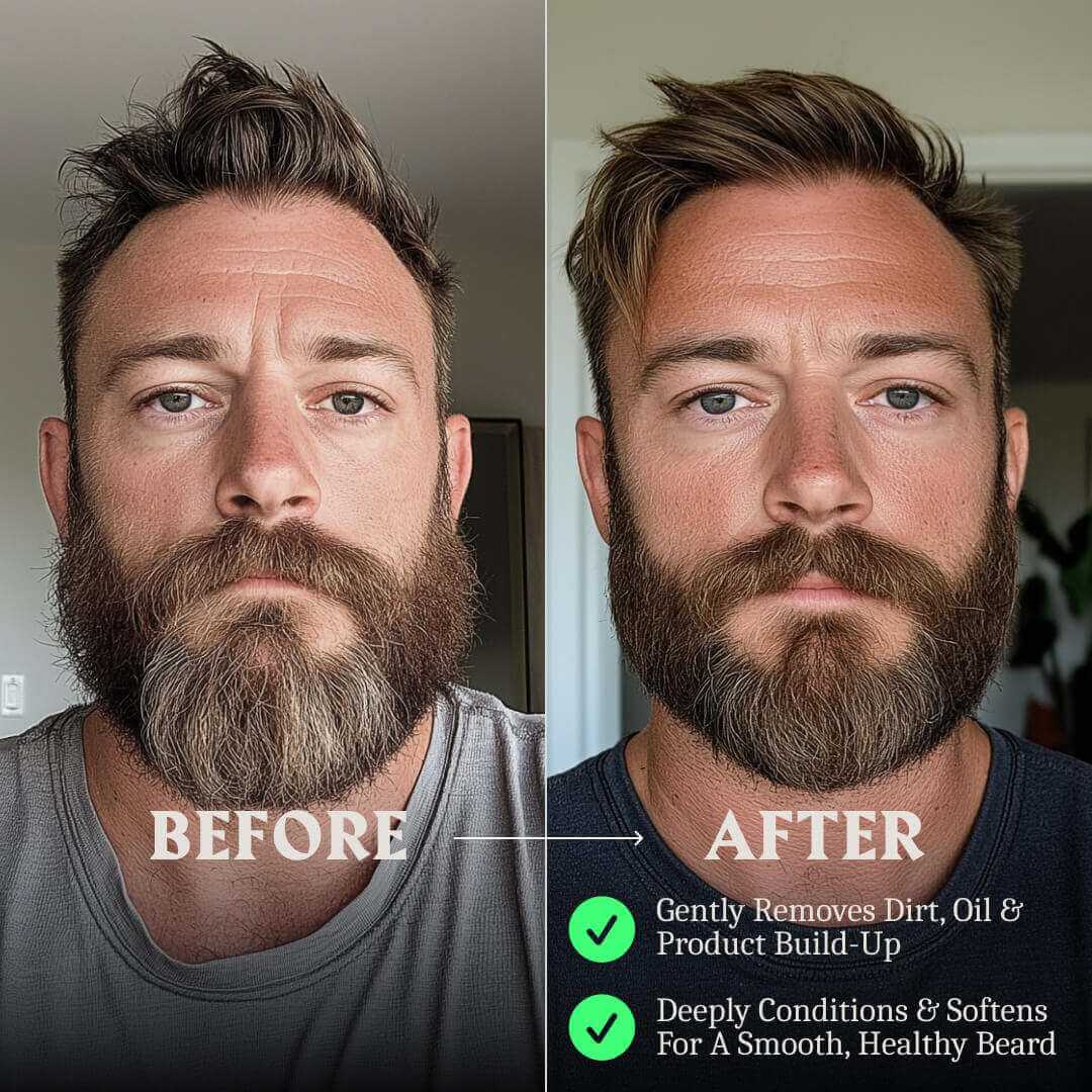 Beard Shampoo & Beard Conditioner - Unscented
