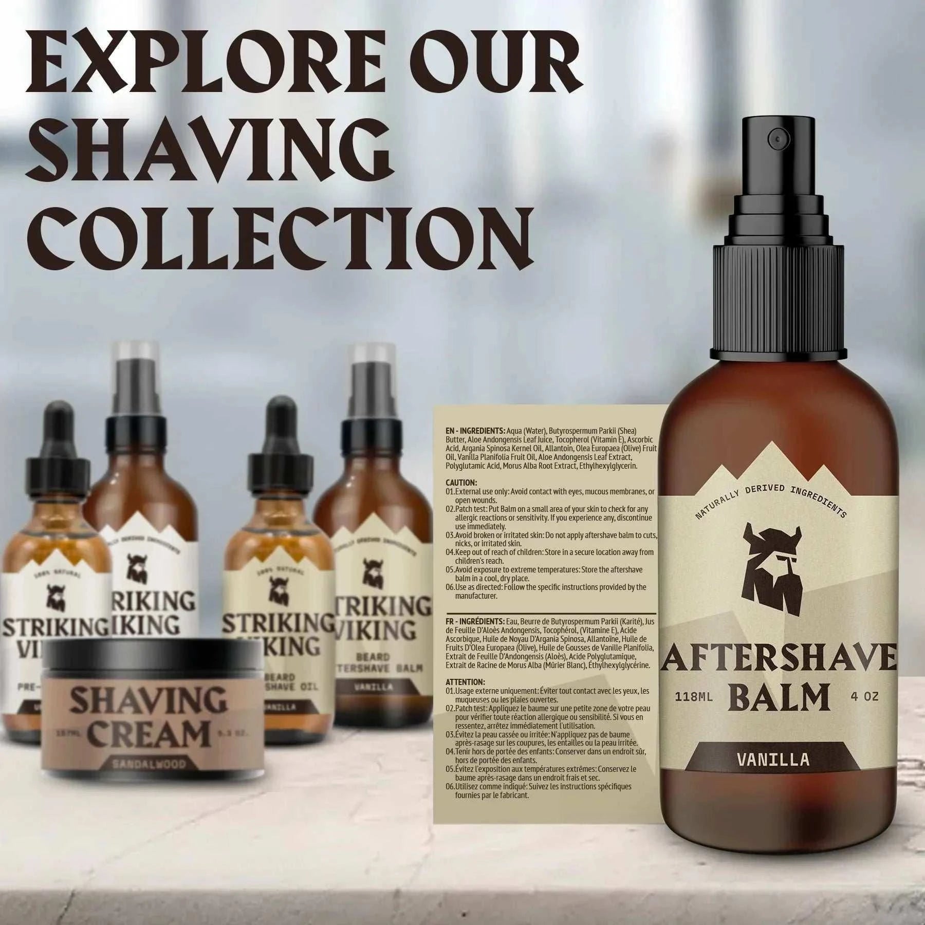 After Shave Balm for Men - Vanilla