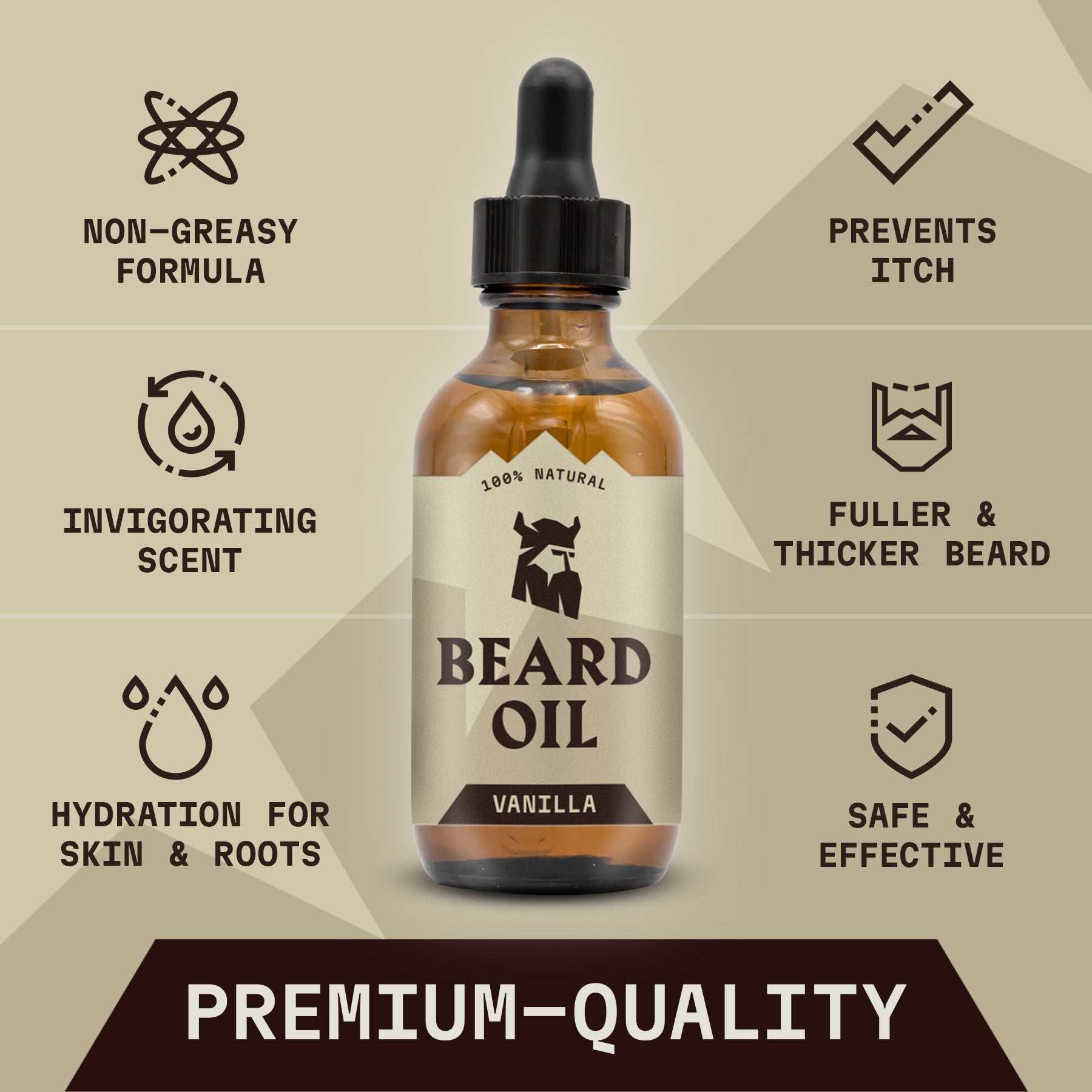 Vanilla Beard Oil - 2 Pack
