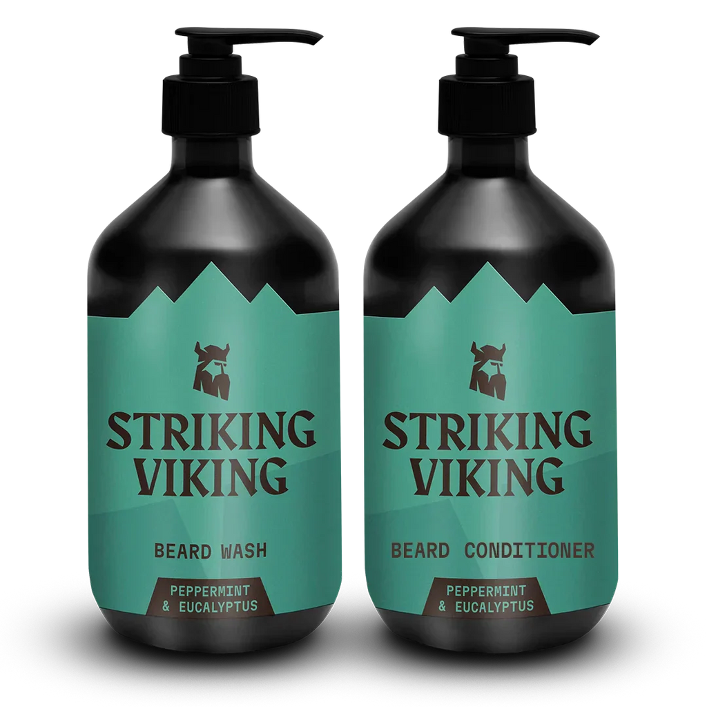 Beard Shampoo & Conditioner Set - Peppermint & Eucalyptus