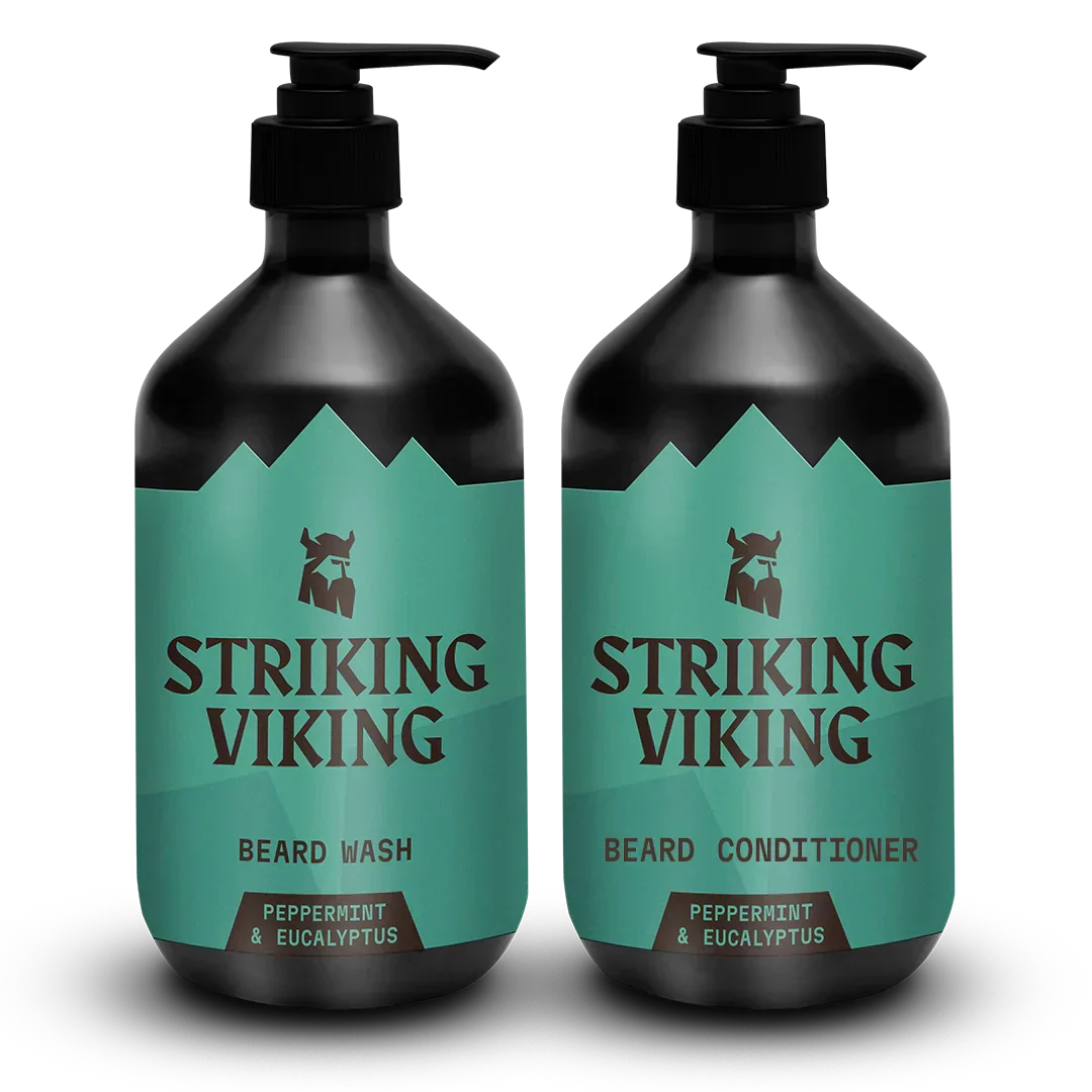 Beard Shampoo & Conditioner Set - Peppermint & Eucalyptus