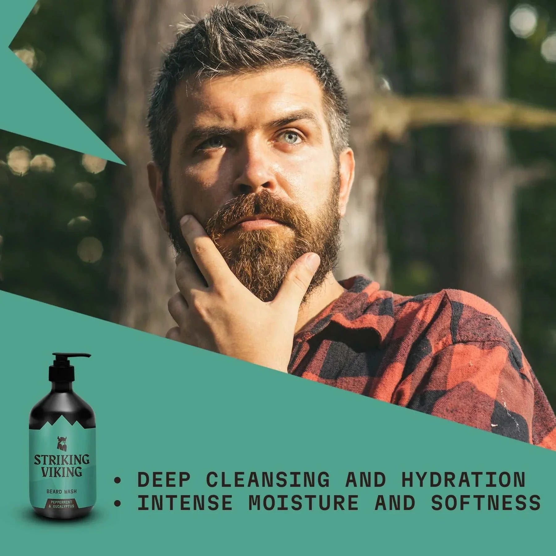 Beard Shampoo - Natural Peppermint & Eucalyptus