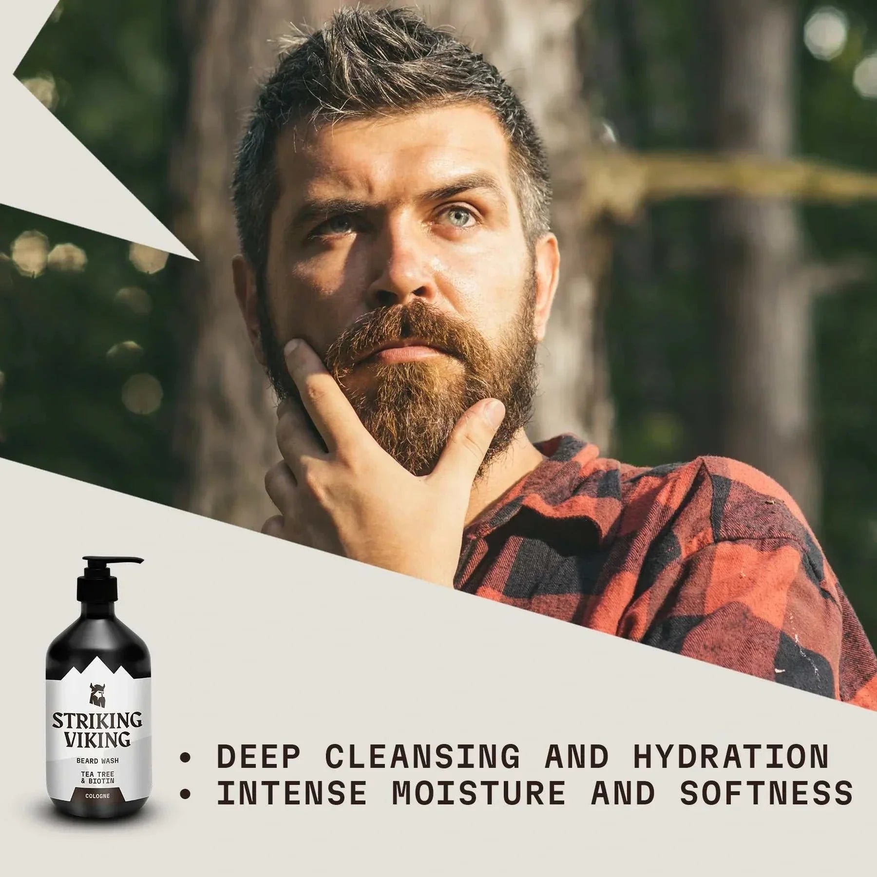 Beard Wash Cologne - Tea Tree & Biotin