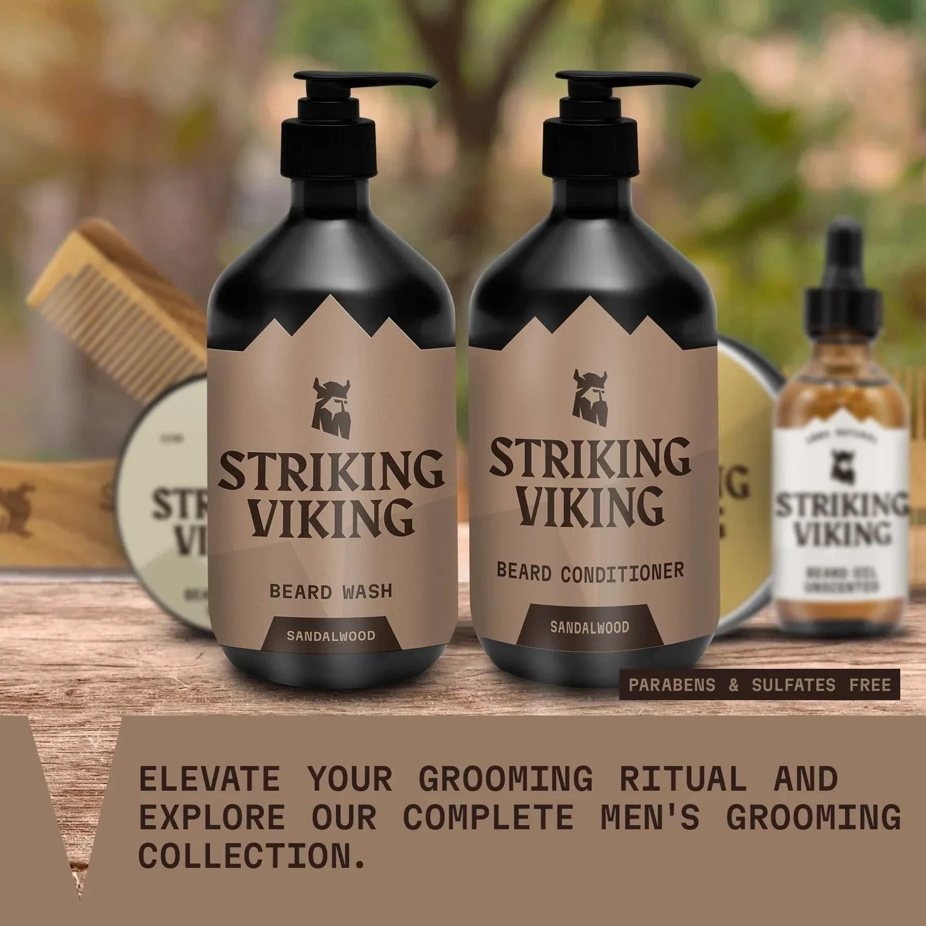 Beard Shampoo & Conditioner Set - Sandalwood