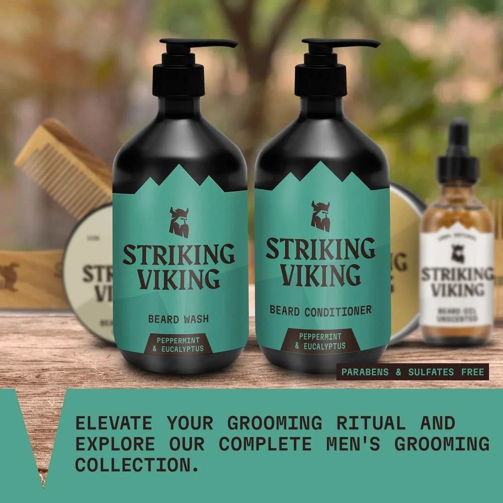 Beard Shampoo & Conditioner Set - Peppermint & Eucalyptus