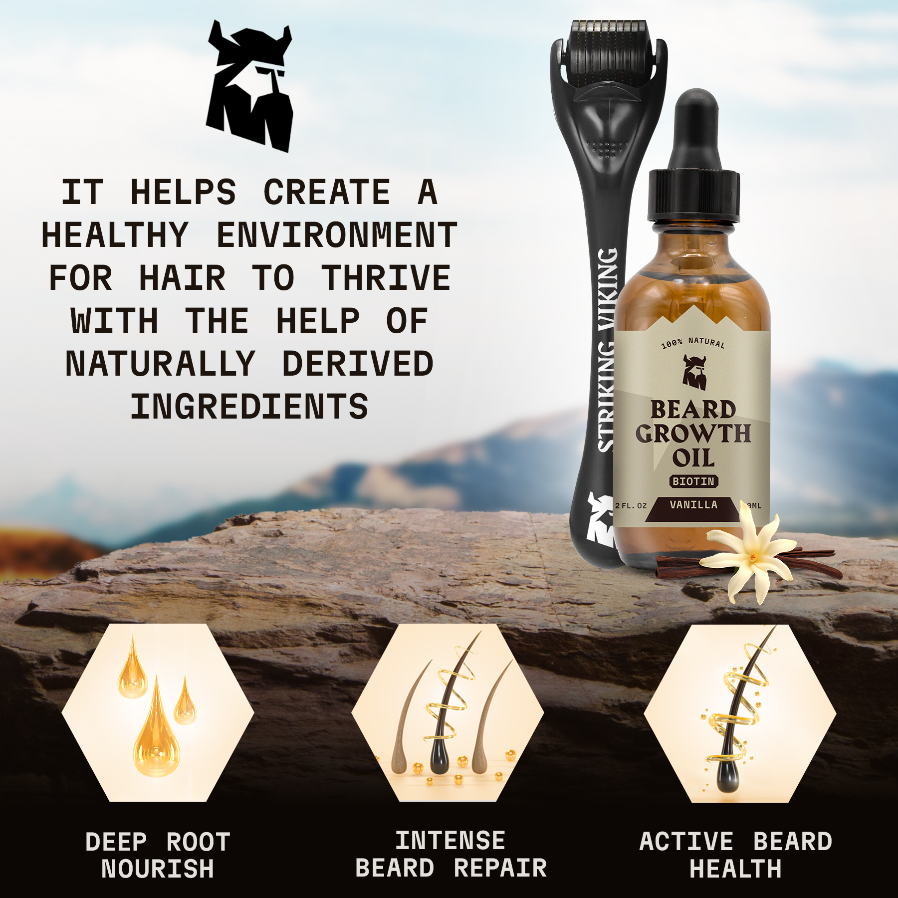 Beard Growth Kit - Vanilla