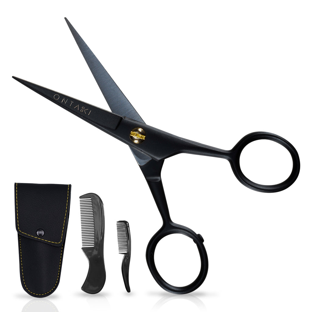Adoro Tools 1096/05 Mustache Scissors & Comb Set (12pc bulk) –  Secretbargainshop