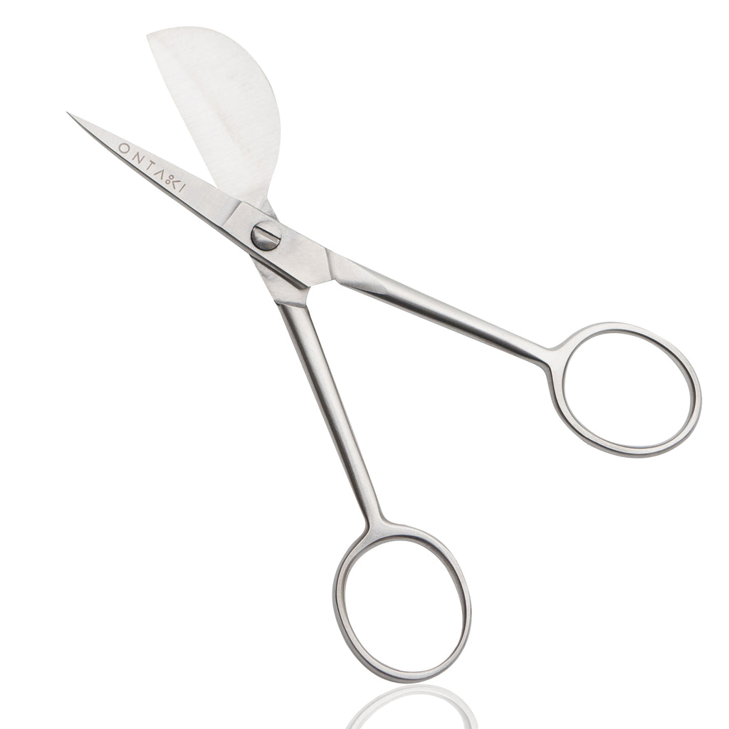 Duckbill Scissors for Appliques and Sewing Craft Comfortable Rubber Handle