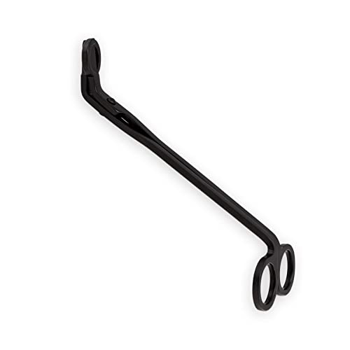  Candle Wick Trimmer with matte black finish and ergonomic design for precise cutting.